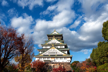 Osaka castle.