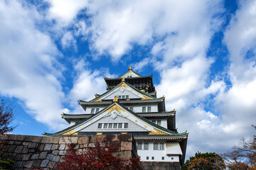 Osaka castle.