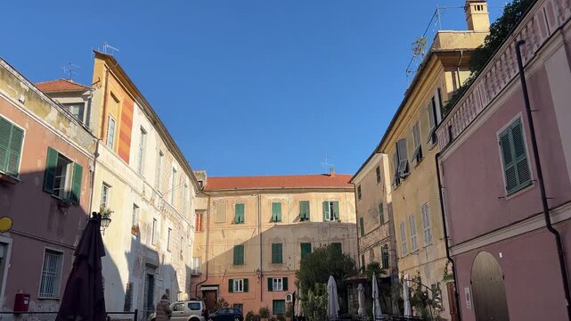 Finale Ligure Italien im November