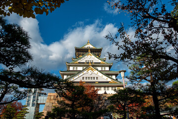 Osaka castle.