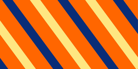 Yellow light with blue orange colour stripe element background for printable and digital use. Geometric shape wallpaper.Striped pattern editable EPS vector illustration