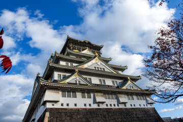 Osaka castle.