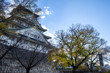 Osaka castle.