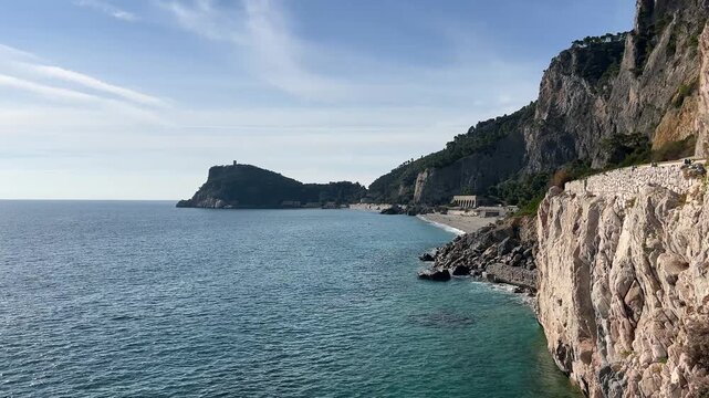 Finale Ligure Italien im November