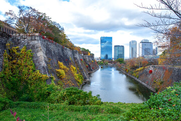 Osaka castle.