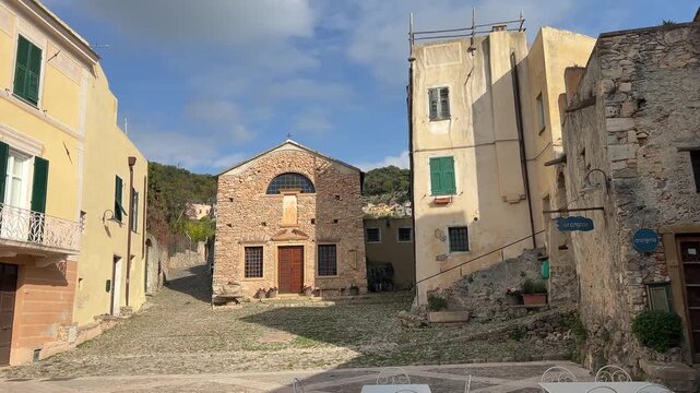 Finale Ligure Italien im November