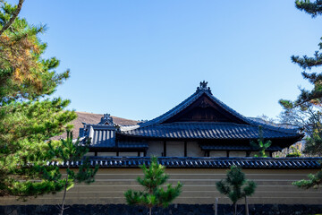 The curiouse traditional old temple Nara Japan.