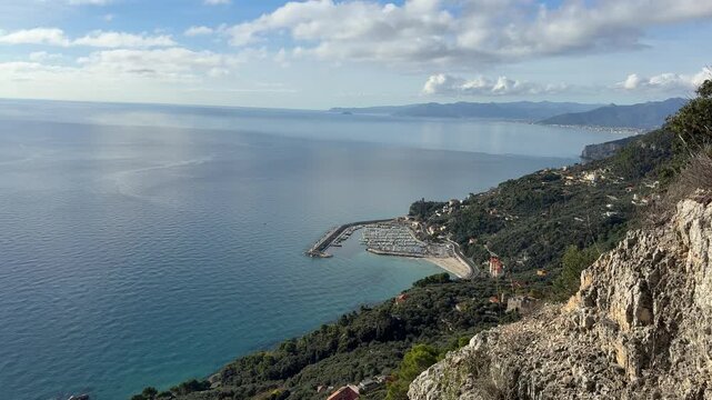 Finale Ligure Italien im November
