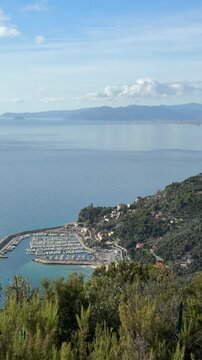 Finale Ligure Italien im November
