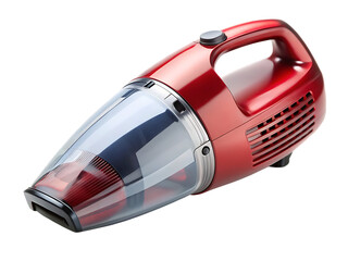 A Sleek, Modern Handheld Vacuum Cleaner Ready for Action isolated on white background ,PNG. AI Generated
