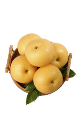 Fresh Juicy Golden Pears Laiyang Shandong Autumn Harvest