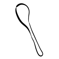 Hand-Drawn Spoon Illustration 