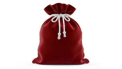 Velvet Gift Bag: Red Drawstring Sack for Presents, Packaging, and Luxury Gift Wrapping
