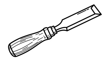 kitchen knife vector illustration