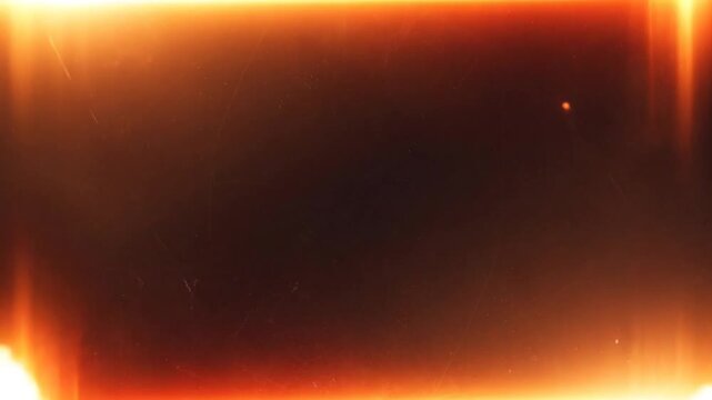 Abstract Fiery Light Leaks and Bokeh Overlays.