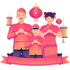 Family Chinese New Year