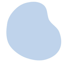 Abstract Organic Blob Shapes Set in Soft Retro Color Palette