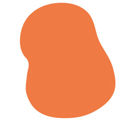 Abstract Organic Blob Shapes Set in Soft Retro Color Palette