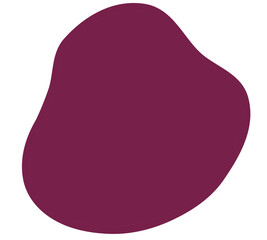 Abstract Organic Blob Shapes Set in Soft Retro Color Palette