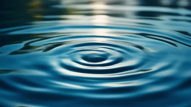Macro cinematic liquid surface with ultra-smooth micro-ripples and crisp specular highlights, creating a premium abstract scene of purity, precision, and elegant fluid motion.