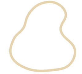 Abstract Organic Blob Shapes Set in Soft Retro Color Palette