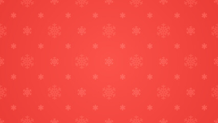 Simple Clean Subtle Repeating Red Snowflakes Pattern Texture Horizontal Background Design