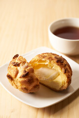 シュー・ア・ラ・クレーム　フランス菓子のイメージ