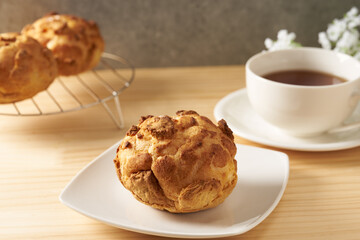 シュー・ア・ラ・クレーム　フランス菓子のイメージ