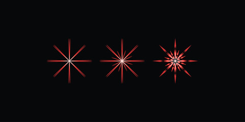 Vector color glow effect  fully editable high quality 