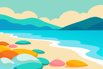 summer beach background