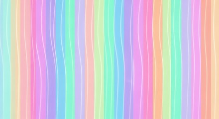 Obraz premium Pastel rainbow stripes background