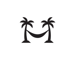 Hammock icon vector design illustration