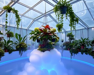 Luminous Botanical Sanctuary: A Dreamy Indoor Oasis