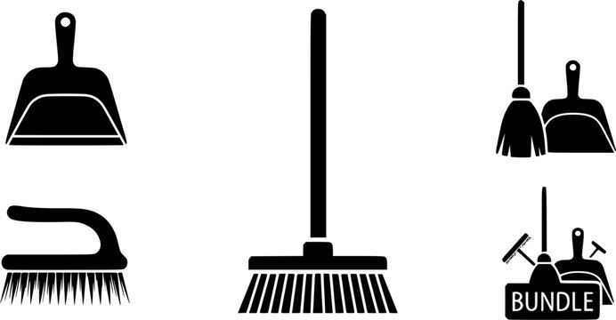 Dustpan, Dustpan silhouette, Broom and dustpan, Broom, Cleaning Brush, Dustpan bundle, Broom and dustpan icon, Dustpan clipart, Broom and dustpan silhouette