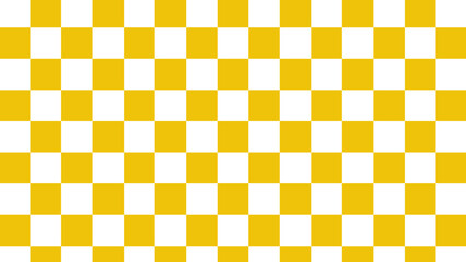 a yellow and white checkered pattern with a white background