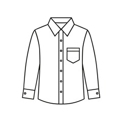 white shirt vector