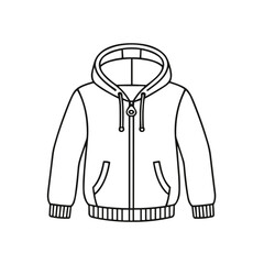 vector illustration of a jacket