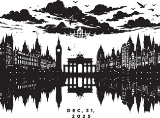 vector illustration of the city