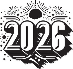 Happy New Year 2026 Template