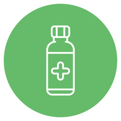 Fototapeta premium Chlorine icon vector image. Can be used for Laundry.