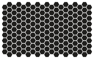 PrintGeometric Hexagon Grid Seamless Pattern with Bold Repeating Cells.