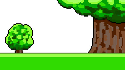 Pixel Art Forest Background for 2D Games