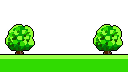 Pixel Art Forest Background for 2D Games