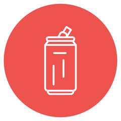 Energy Drink Addiction icon vector image. Can be used for Addiction.