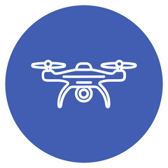 Surveillance Drone icon vector image. Can be used for Cyberpunk.