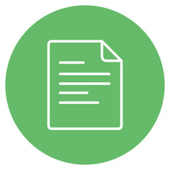 White Paper icon vector image. Can be used for Documents And Files.