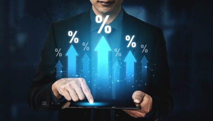 Rising interest rate reflects economic growth. Interest rate increase signals financial changes,...