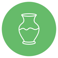 Ceramic Pottery icon vector image. Can be used for Archeology.