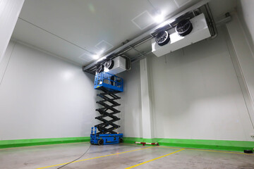 warehouse freezer Logistics storage, loading and shipment
