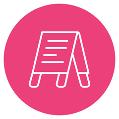 Folding Board icon vector image. Can be used for Laundry.